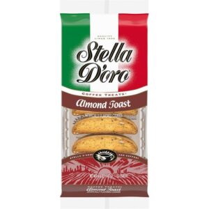 Stella D'oro Almond Toast Coffee Cookie 6.6oz 6ct